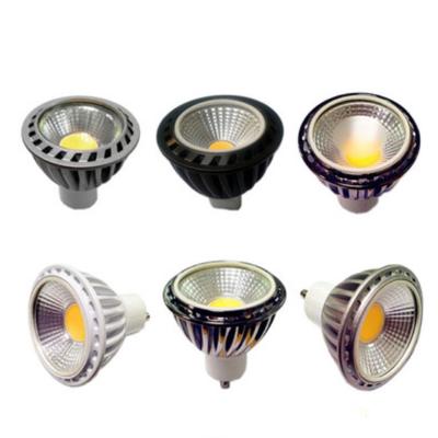 China 3w 5w 7w Gu10 COB Bulb GU5.3 Indoor Dimmable Industrial Base Led Light Fixture Aluminum MR16 MR11 E27 E14 LED Spotlight for sale