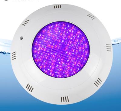 China New Style Garden Plastic 12v RGB Led Water Scene Spotlight 36w IP68 Colorful Swimming Pool Bottom Water Lights With Remote Controller for sale