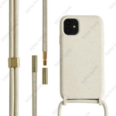 China Cross Body Shockproof Collar Phone Case With Strap/Rope/Rope For iPhone Case Biodegradable Colorful Series for sale