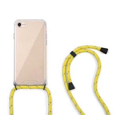 China Fanshion hands free case customized necklace strap tpu+pc phone cord for Iphone 12/12 max pro/12 pro for sale