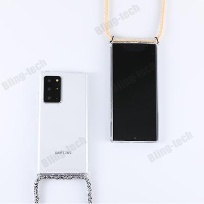 China Shockproof Cross - Body Necklace Phone Case With Cord / Rope For iPhone Series for sale