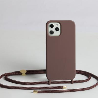 China Modular shockproof TPU cover for iphone case with detachable string design phone cover with metal strap for iphone 13 pro max for sale