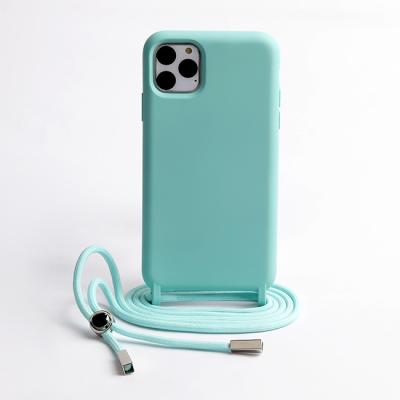 China Hot Selling Shockproof Detachable Collar Strap Cell Phone Case Color For Samsung S21 ultra for sale