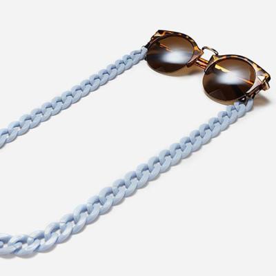 China Fashion Leopard Acrylic Sunglasses Chains Women's Chic Monocle Chains Reading Glass Chain Eyewears Tie Backing Neck Strap Lanyard for sale