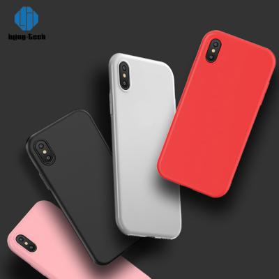 China Hot selling eco-friendly tpu cell phone case for iphone X 0.5 case tpu soft luxury famous brands for sale