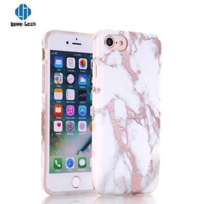 China OEM Printing Anti-drop Color TPU Case For Iphone 7 Plus , For Iphone 7 Plus Imd Purple Marble Soft Phone Case for sale