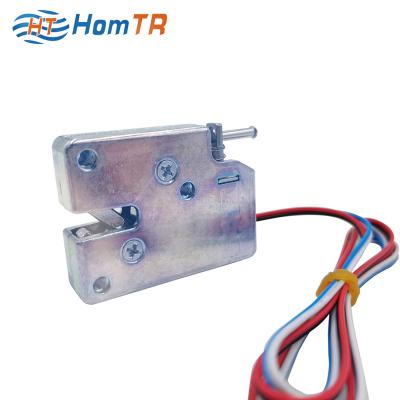 China Locker ; cupboard ; logistics locker; HomTR 12V Mini Small Solenoid Electromagnetic Locker Vending Machine Lock for Hotel Vending Machine for sale