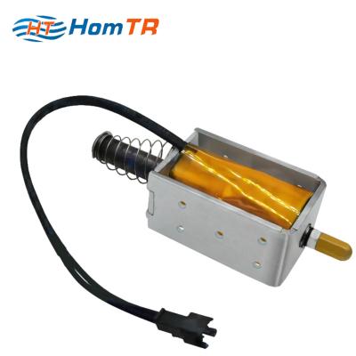 China Iron HomTR dc12v Solenoid Push Pull Electromagnet 35mm Electric Automatic Solenoids for sale