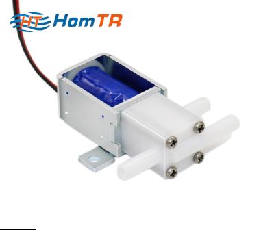 China General HomTR stainless steel 5v parker washing machine water 3 left electric solenoid valve three way for sale