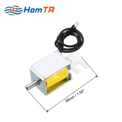 China Medical Treatment HomTR DC 12v High Pressure Solenoid Air Valve Plastic Proportional Electronic Valves for sale