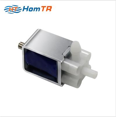 China HomTR Commercial Kitchen Mico Push Pull Solenoid Valve DC 12V 24V Small SolenoidOpen View for sale