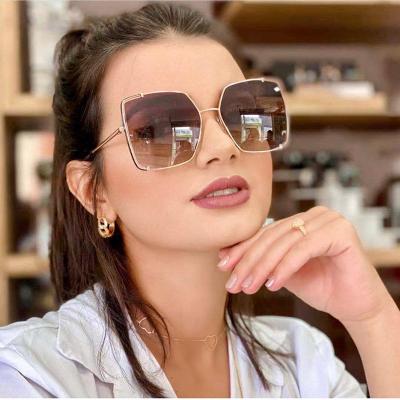 China Clear Driver Shades Ladies Sunglass UV400 Fashion Sunglasses Women Gradient Sun Glass Ocean Color Shades MS 95695 Sunglasses for sale