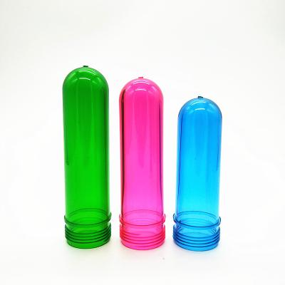 China Plastic Water Bottle Colorful Preforms Plastic Soda Bottles Preforms For Pet Colorful Bottle for sale