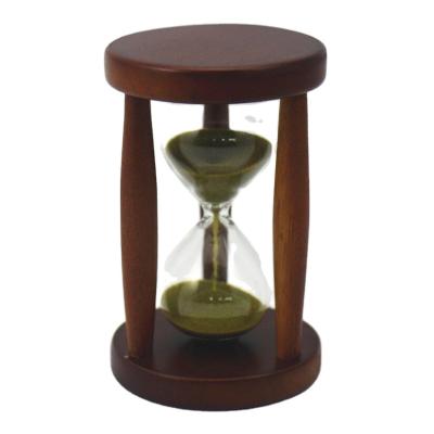 China Minimalist Good Quality Hourglass Timer Sand Timer Wooden Frame Sand Glass Sand Timer for sale