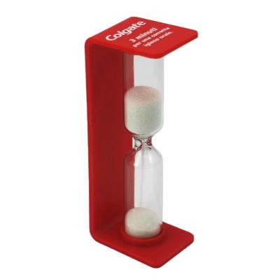 China Plastic hourglass traditional wholesale mass production mini small ornaments 5/10 minutes table timing hourglass for sale