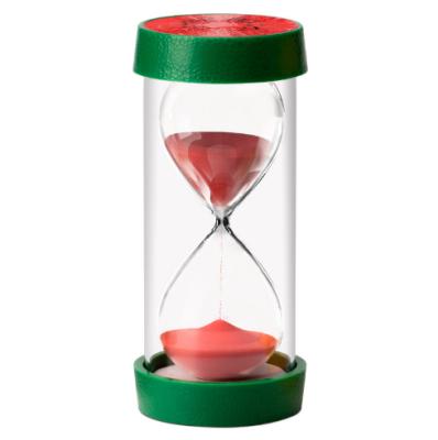 China Wholesale Minimalist 15/30/60 Minutes Fruit Style Hourglass With Creative Color Sand Children Fruit Time Hourglass Timer Ornaments for sale