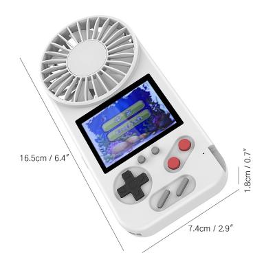 China Cooling Mini Fan Integrate Portable Handheld Pocket Game Console Player For That Summer Girl for sale