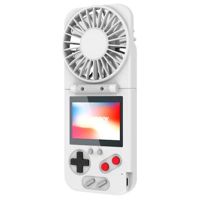 China Built in Game Player Game Console Player Integrate 3 Speed ​​Folding Mini Hand Held Fan for NES/SFC/GBA/MD Games for sale