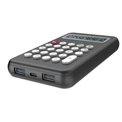 China Built in Built-in Calculator Handheld Calculator with Power Bank Battery Charger for Office People Factory or Store Substances for sale