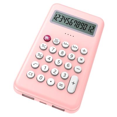 China Calculator charging new design calculator power bank for iphone mobile phone and store power pack calculator for sale