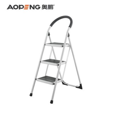 China Super Stable Folding Ladders Household Iron Folding Ladder for sale