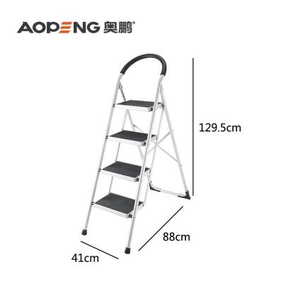 China Folding Ladders Producing Swedish Wall Ladder Home Gym For Children Telescopic Ladder Shelf Series White Color Feature Folding Original Material Type for sale