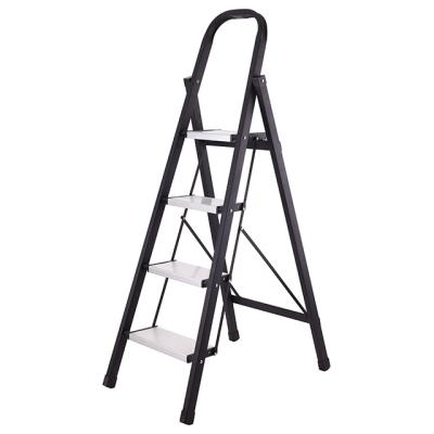 China Factory Wholesale Custom 4 Step Aluminum Ladder Folding Ladders for sale