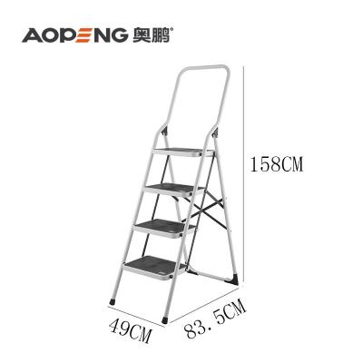 China Folding Ladders Step Ladder Professional Manufacture Stainless Steel Folding Ladder for sale