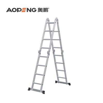 China Folding Ladders Multifunctional Common Ladder Made Of Quadruple Aluminum for sale