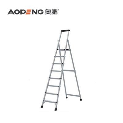 China Aluminum Folding Ladders 3m Step Ladder With Tray Scaffolding Ladder for sale