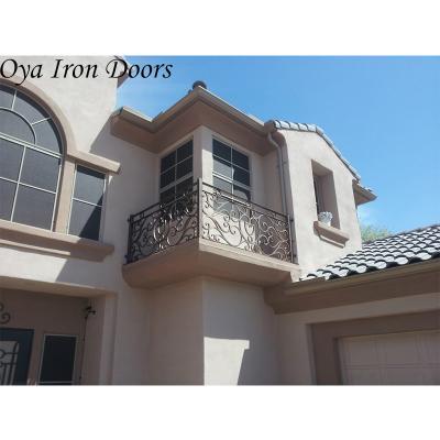 China lowes wrought iron railings and balcony grill designs OYA-783 for sale