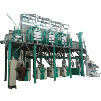 China Easy Operation 30t Flour Milling Machine Maize/Maize Wheat Flour Milling Machine 30t 50t Corn Flour Milling Plant for sale