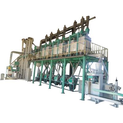 China Easy Operation Fully Automatic Flour Mill Machine Maize Maize Flour Milling Machinery Cassava Flour Milling Machine for sale