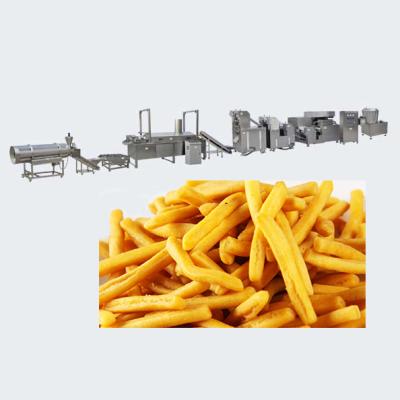 China High Quality Automatic Fried Wheat Flour Food Production Line Extruded Puffed Snack Food Processing Machine for sale