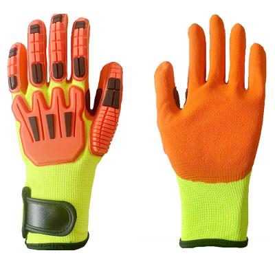 China Cut Heavy Duty Hot Sale TPR OEM Design Glove Construction And Maintenance Works Impact Resistant Glove for sale