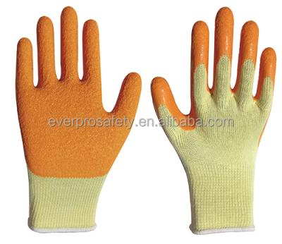 China 10 Gauge Anti-Slip Natural Latex Coated Work Gloves Mechanical Work Gloves for sale