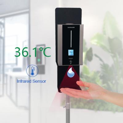 China Automatic Sanitizer Dispenser Hand Spray Foam Soap Dispenser Gel Hot Sale Body Temperature 1000ML Disinfection and Measurement Foam Soap Dispenser for sale