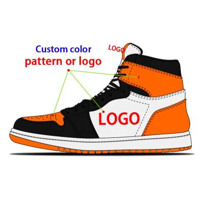 China CUSHIONING Famous Wholesale High Top Youth Basketball Style Factory Brand Custom Shoes For Woman And Men for sale