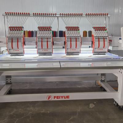 China Garment Shops FEIYUE YAMATA MULTI-FUNCTION COMPUTER 4 HEADS  EMBROIDERY MACHINE  FY1204C WITH FLAT EMBROIDERY,CAP EMBROIDERY,TUBULAR FUNCTION for sale