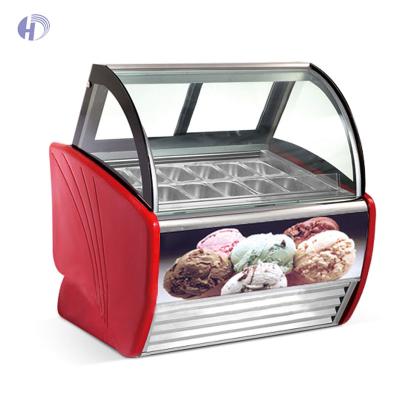 China Single / Batch Ice Cream Freezer / Display Ice Cream Freezer / Ice Cream Double-temperature Freezer for sale