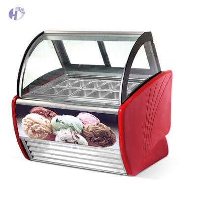 China Single / Double-temperature Mini Ice Cream Freezer Ice Cream Cart With Freezer Freezers For Ice Cream zu verkaufen