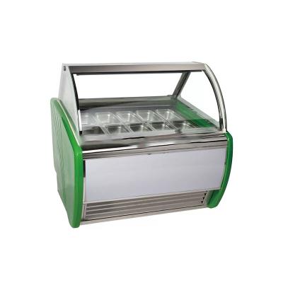 China Snack Cake Display Ice Cream Single/Double-Temp OEM Heda Commercial Showcase For Food Grade Popsicle Cabinet Freezer zu verkaufen