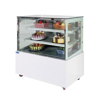 China Single / Double-temp Hot Sale Bakery Stands Showcase Cabinet Cake Display Fridge Chiller Refrigerator Freezer With Heda Factory for sale