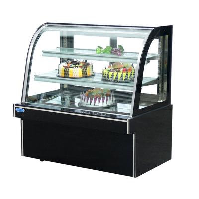 China Wholesale High Quality Freezer Single/Double-temperature Freezer Refrigerator Showcase Top and Cake Display Cake Freezer Ice Cream Bakery for sale