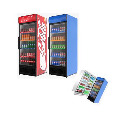 China 1000l Vertical Single/Double-temperature Beverage Upright Freezer Pepsi Cooler Beer Fridge Beverage Beverage Cooler Drinks for sale