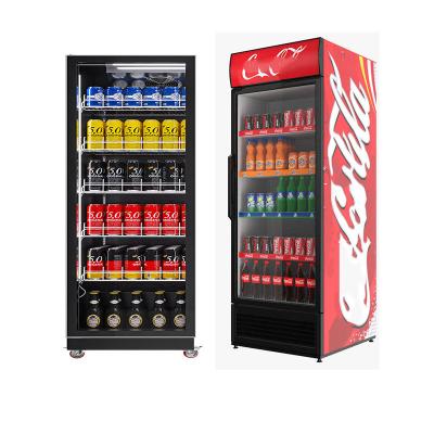 China Wholesale High Quality Single/Double-temperature Pepsi Beverage Refrigerator With Glass Door Beverage Display Freezer Commercial Refrigeration Equipment à venda