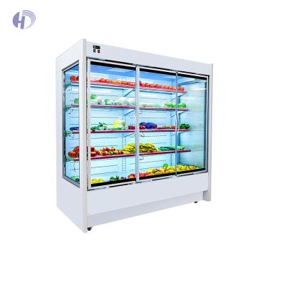 China Single / Double-temperature Open Type Refrigerator Commercial Refrigeration Commercial Goods Supermarket Refrigeration Open Type for sale