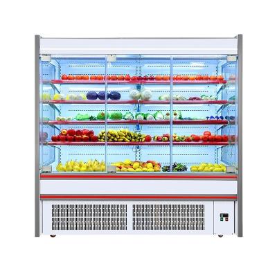 China Commercial Single/Double-temperature Refrigerator Refrigeration Supermarket Cabinet Compressor Showcase Freezer Fridges Display Good Prices for sale