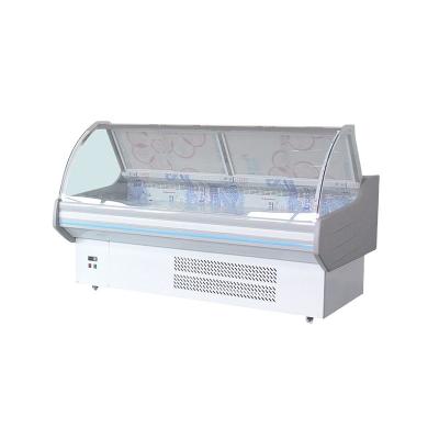 中国 Showcase Open Faced Open Front Supermarket Chiller Single/Double-temperature Open Deck Sale Hot Fridge Display Fridge 販売のため