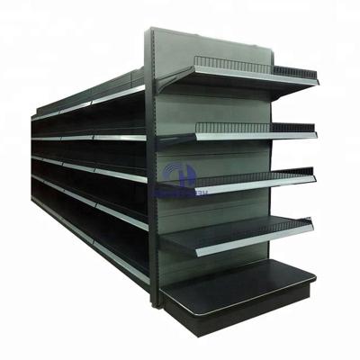 China Double Sided Supermarket Shelf Display Racks Gondola Shelving Metal Shelf For Supermarket For Shelves General Supermarket for sale